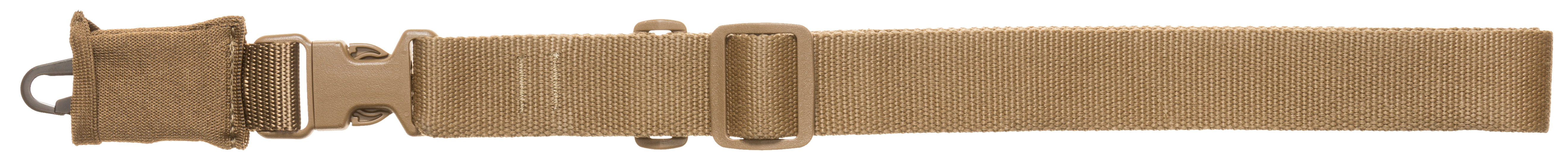 Tacshield T6005CY CQB Sling made of Coyote Webbing with HK Snap Hook & Single-Point Design for Rifle/Shotgun