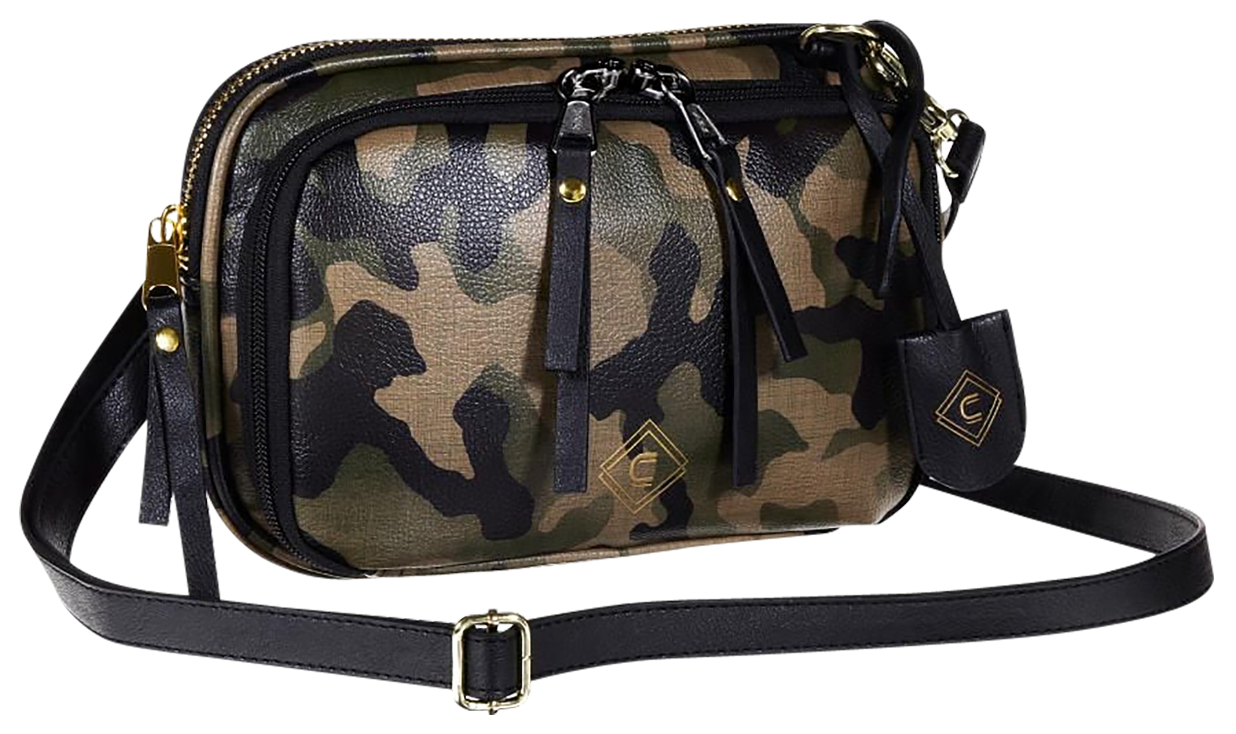 Girls With Guns 90-90 Tomboy Clutch Conceal Carry Bag 10" Long, Camo