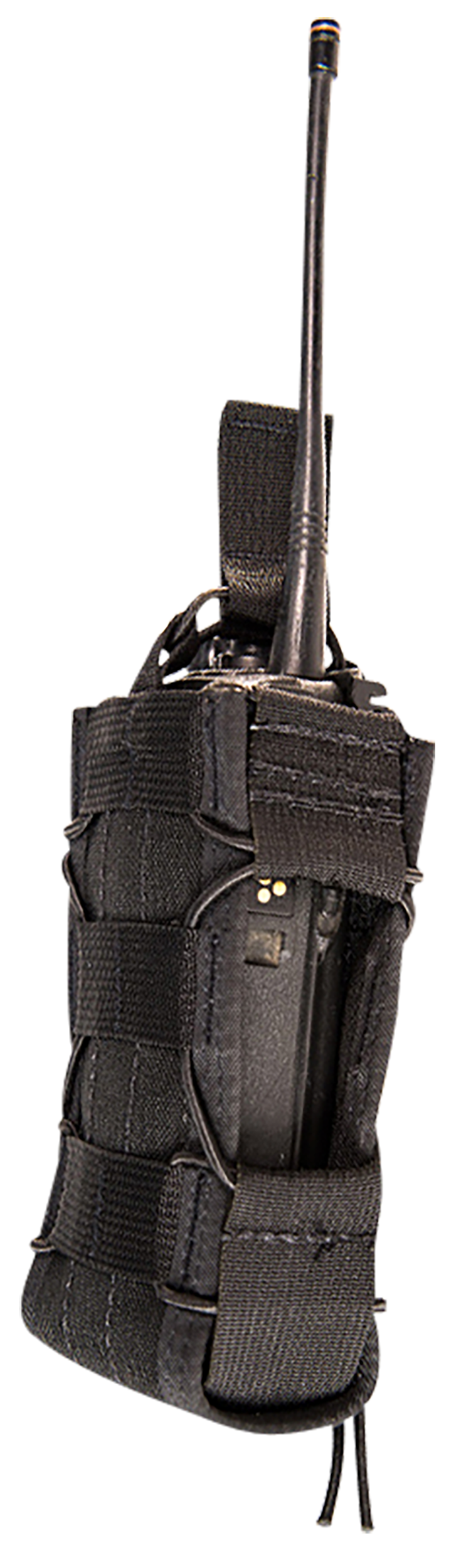 High Speed Gear 11MAC0BK TACO  Multi-Access Comm Holder, Black Nylon with Bungee Pull Tongue, Fits MOLLE