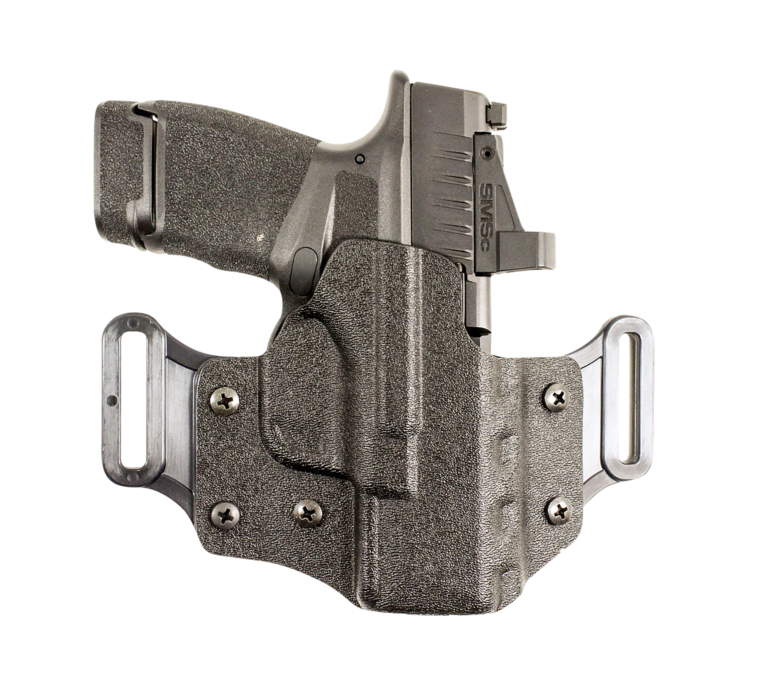 DeSantis Gunhide 195KA0XZ0 Veiled Partner  OWB Black Kydex Belt Slide Fits Springfield Echelon Right Hand
