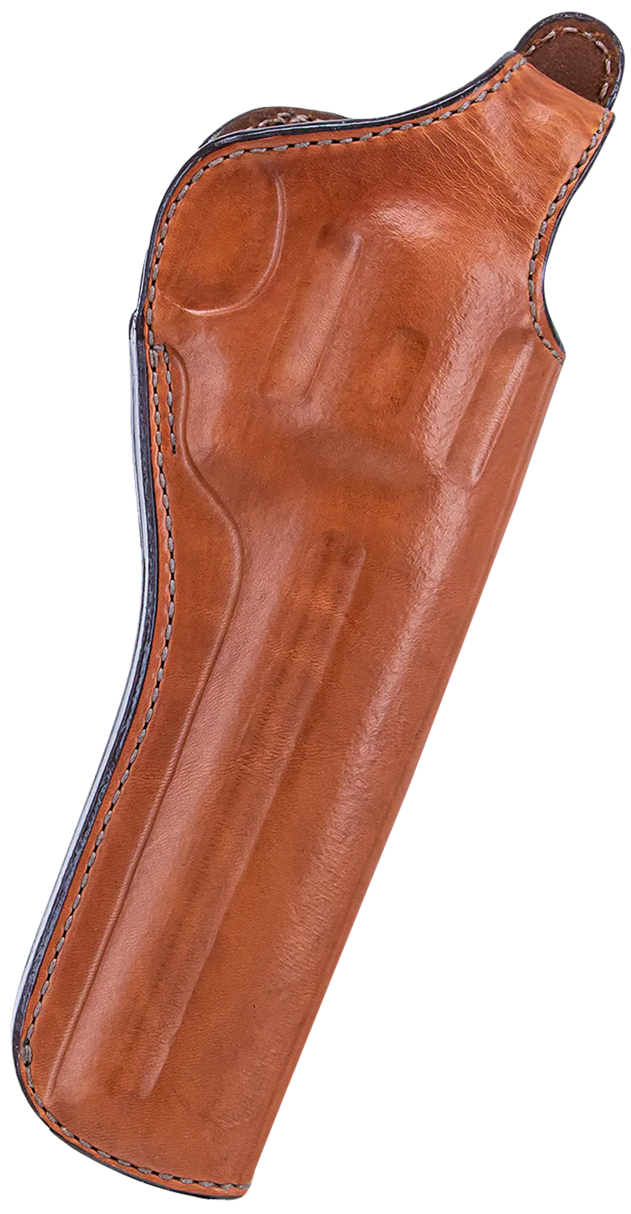 Bianchi 13099 111 Cyclone Belt Holster Size 10 OWB Open Bottom Style made of Leather with Tan Finish, Strongside/Crossdraw & Belt Loop Mount Type fits 7.5" Barrel Ruger RedHawk for Right Hand