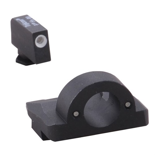 AmeriGlo Gl125 Ghost Ring Sight Set Glock Green Tritium Front Rear Sights