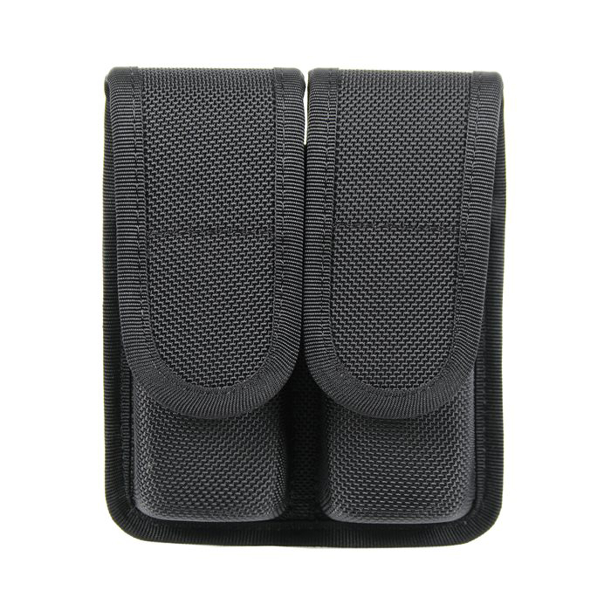 Blackhawk 44A001BK Double Mag Pouch  Black Cordura Compatible w/Double Stack/9mm/40/45