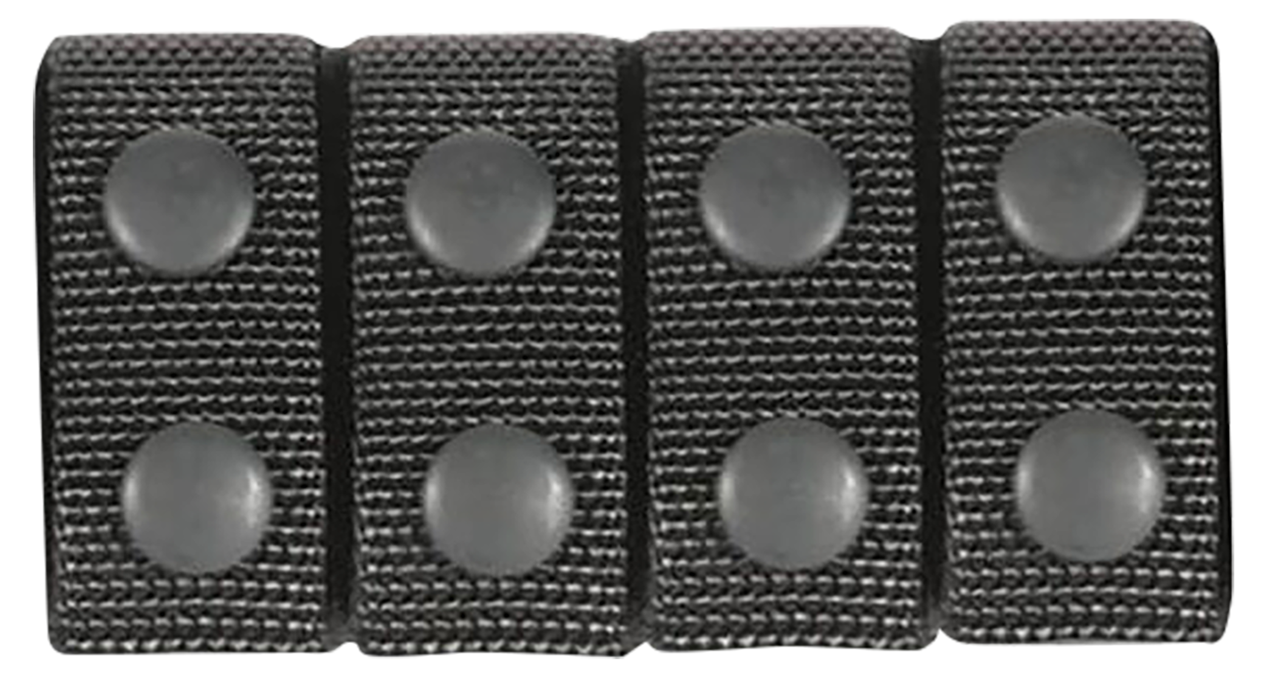 Blackhawk 44B351BK Belt Keeper  2.25" Black Nylon Snap Mount