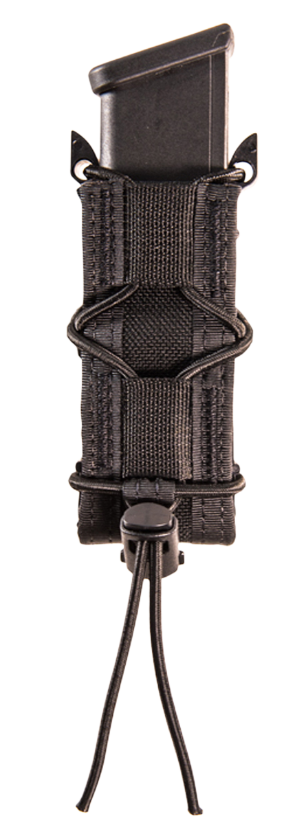 High Speed Gear 13PT10BK TACO Mag Pouch Single Black Nylon Belt Compatible w/ Pistol