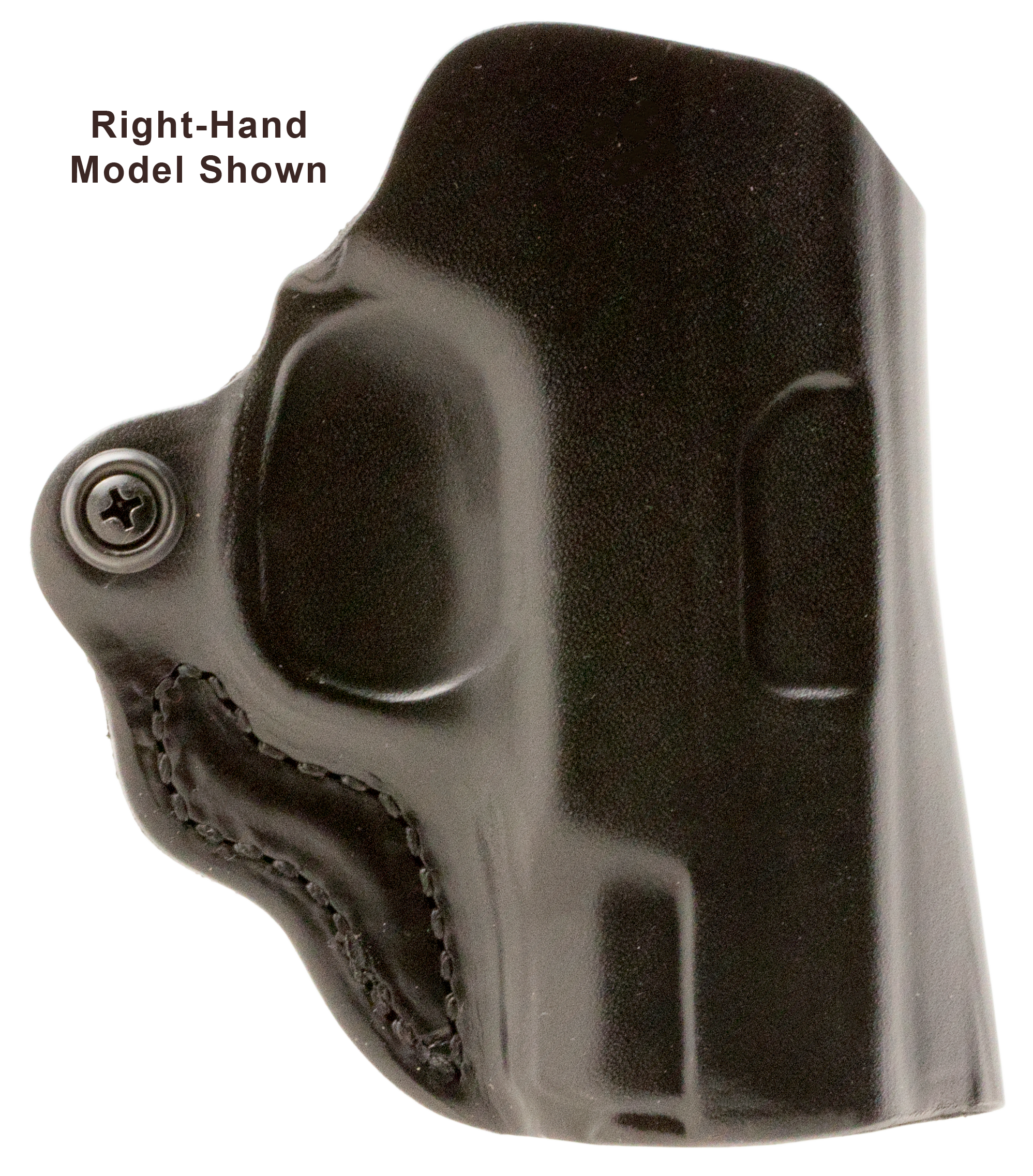 DeSantis Gunhide 019BB7WZ0 Mini Scabbard  OWB Black Leather Belt Slide Fits Springfield Prodigy w/wo Red Dot Fits 4.25" Barrel
