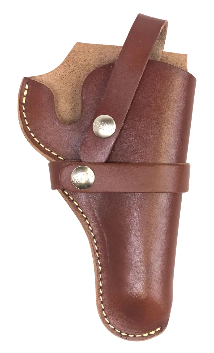 Hunter Company 1170 Belt  OWB Size 11 Chestnut Tan Leather Belt Loop Fits Taurus Judge/Public Defender Fits 2-3" Barrel Right Hand Compatible w/ Hunter Buscadero/Straight Cartridge Belts