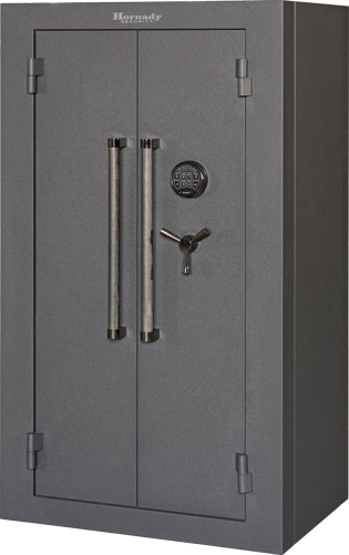 Hornady 95071 Mobilis  Double Door Matte Grey 9 Gauge Steel Safe