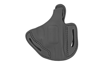 1791 Gunleather RVHX1SBLR RVHX-1  OWB Size 01 Stealth Black Leather Belt Slide, J-Frame, Right Hand