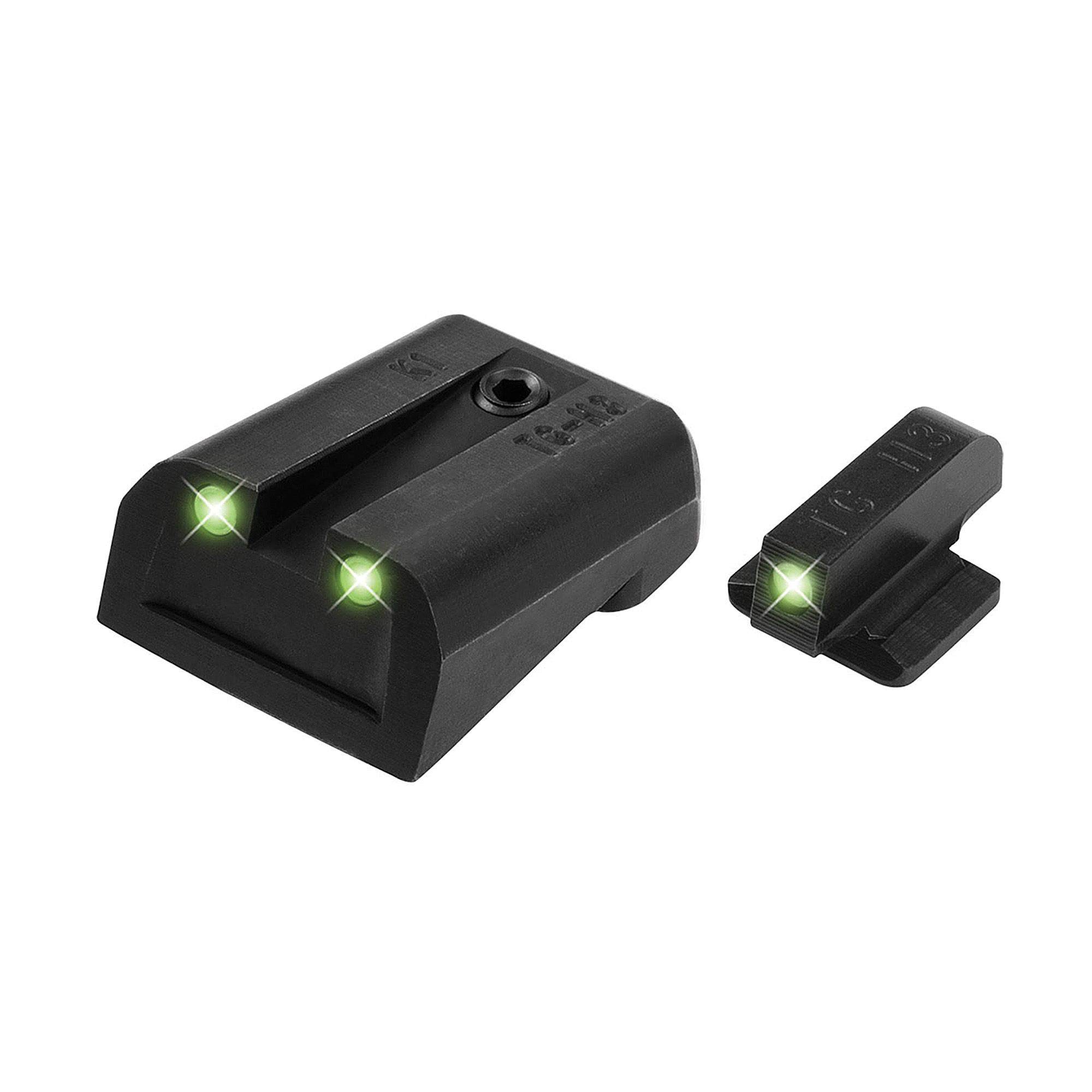 TruGlo Tg231K Kimber Green Tritium Front and Rear Sights