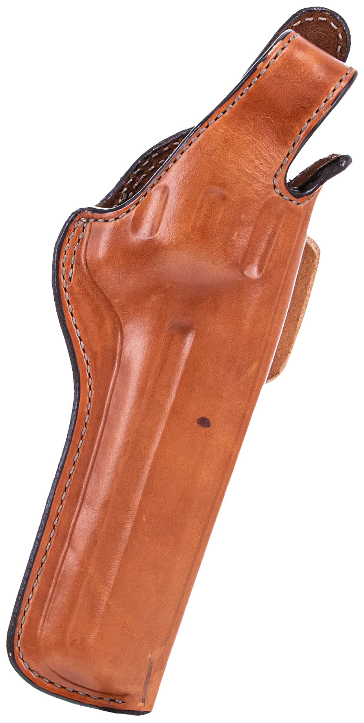 Bianchi 10323 5BHL Thumbsnap  OWB Size 11 Tan Leather Belt Loop Fits S&W N Frame/Colt Anaconda Right Hand
