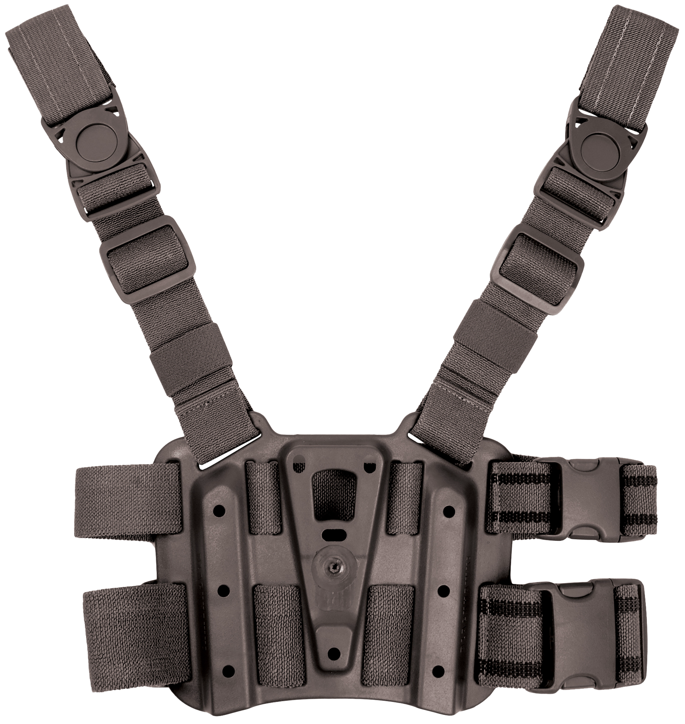 Blackhawk 432000PBK Tactical Holster Platform Black Carbon Fiber Leg Mount Fits Blackhawk Concealment/Duty Holsters