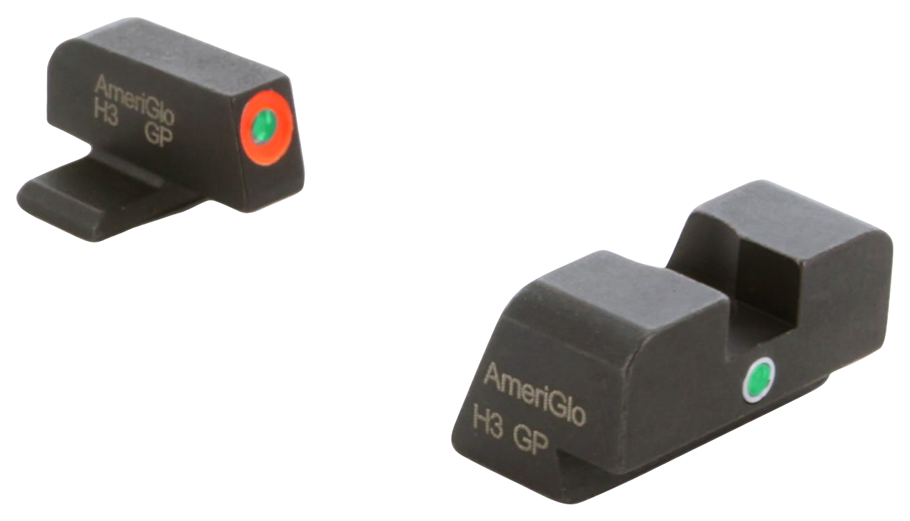 AmeriGlo XD201 i-Dot Sight Springfield Armory XD Green Front Orange Outline