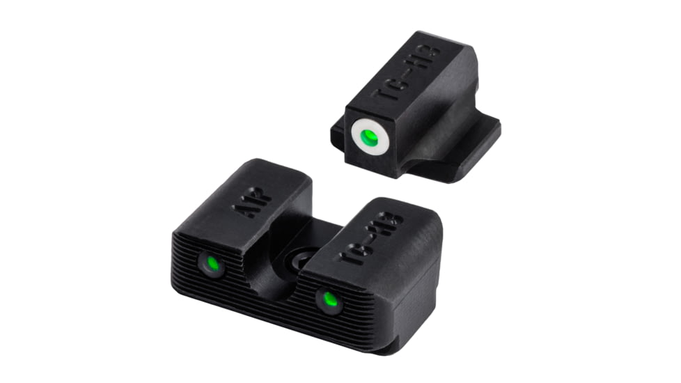 Truglo Tritium Pro Front Green with White Outline and Rear Green Sights for Kahr