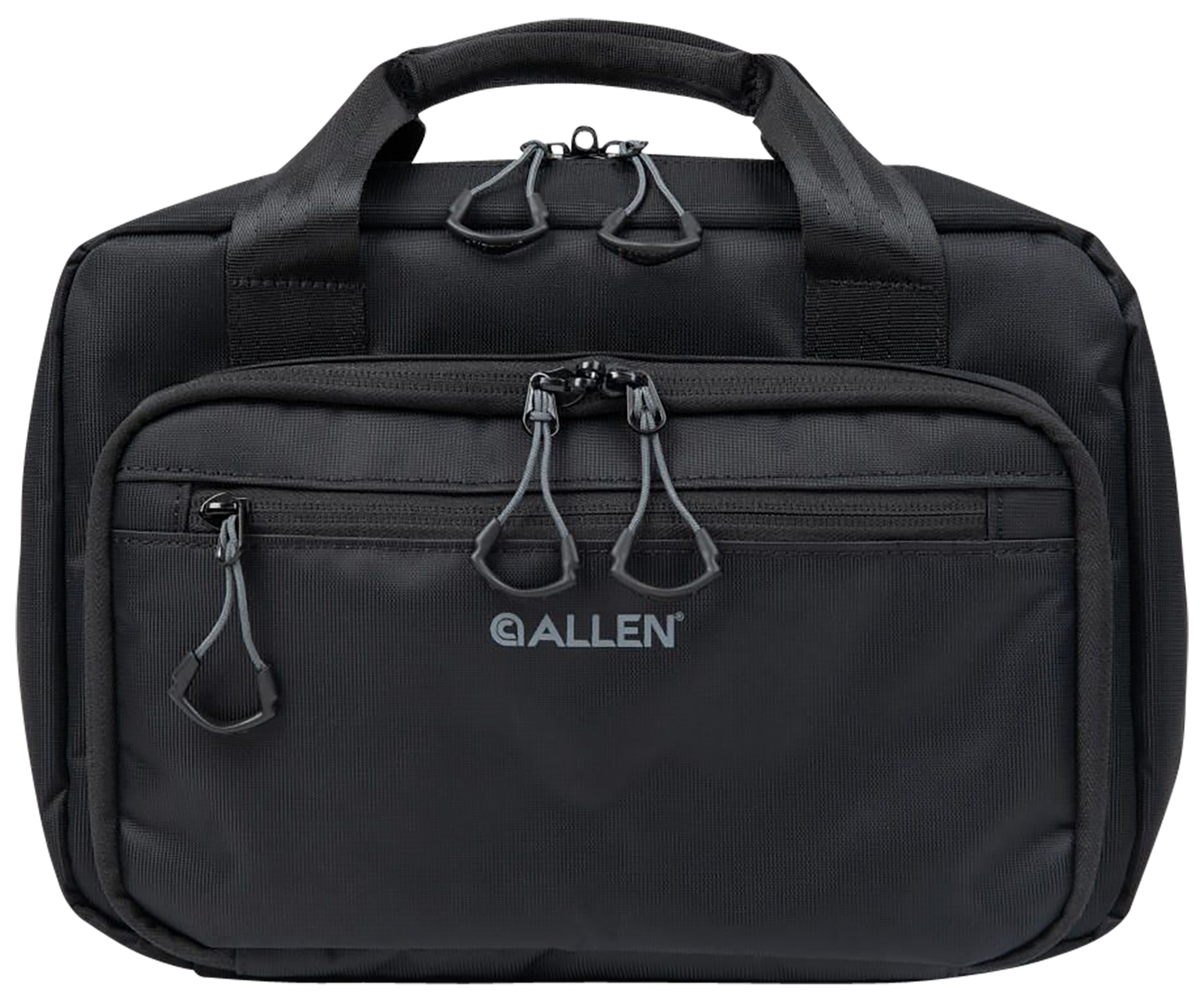 Allen 3639 Double Pistol Bag Black Nylon Holds 2 Handguns