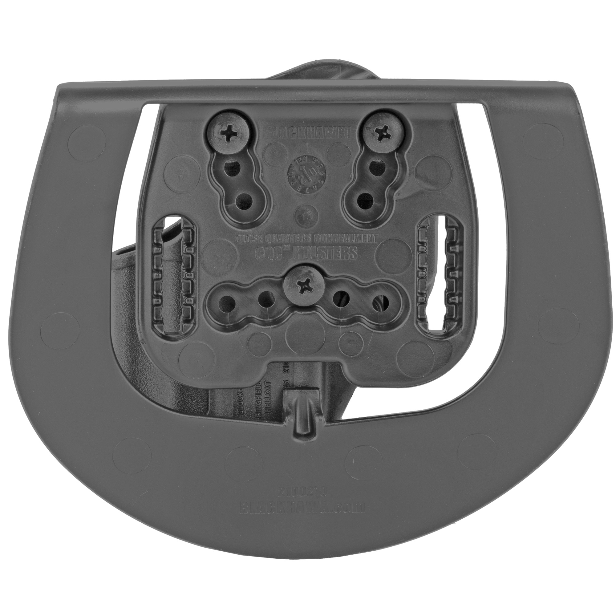 Blackhawk 410577BKR Serpa CQC  OWB Size 77 Black Polymer Belt Loop/Paddle Fits Springfield Hellcat Right Hand