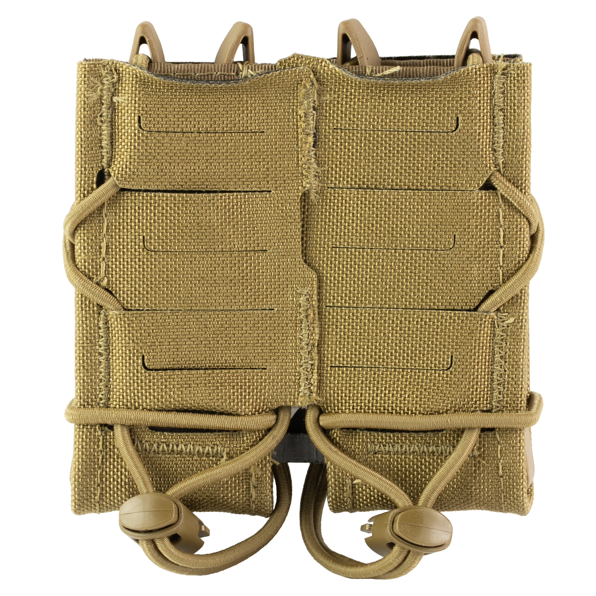 High Speed Gear 24PT02CB TACO Gen 2 Double Pistol Coyote Brown Nylon MOLLE Compatible w/ Pistol