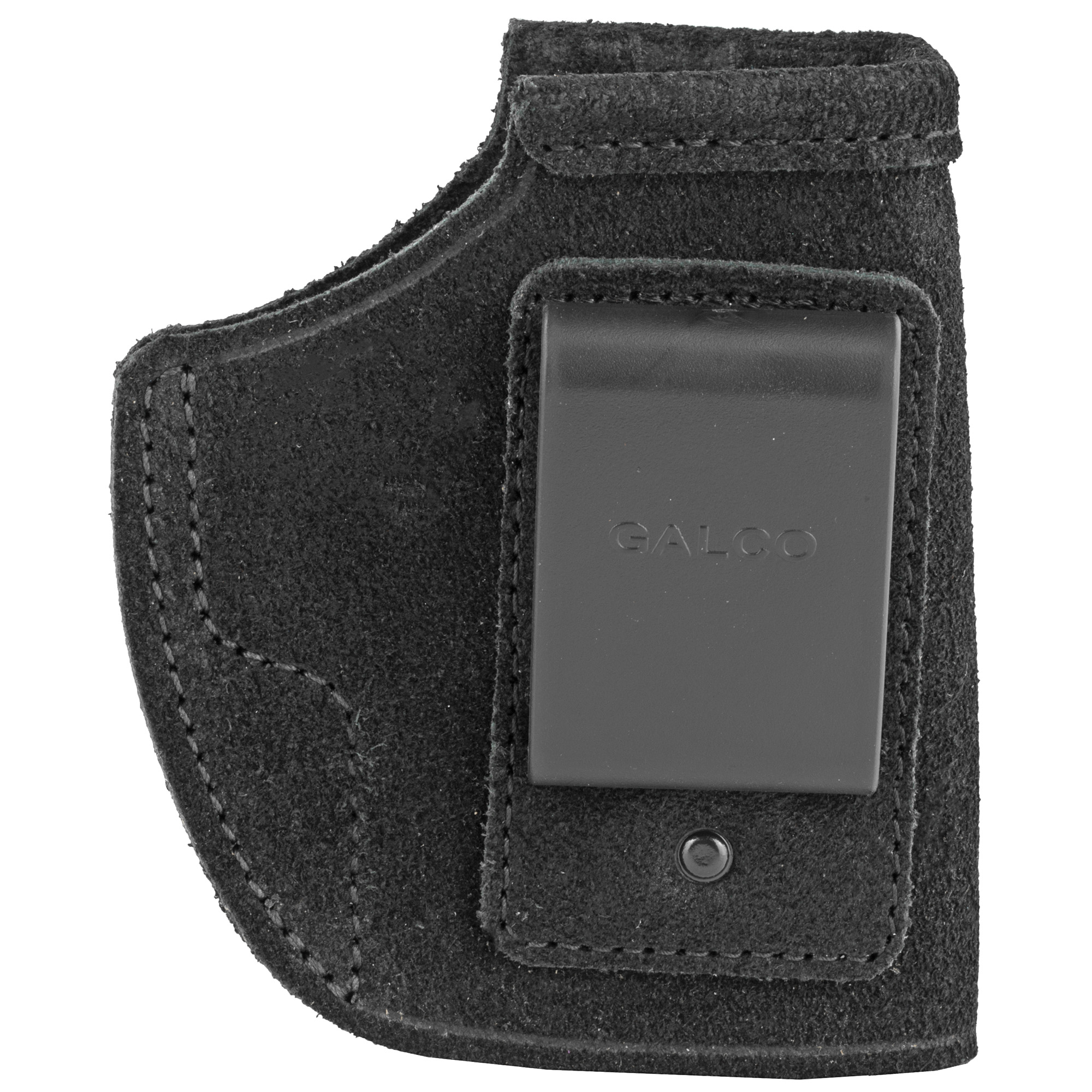 Galco STO800B Stow-N-Go  IWB Black Leather Compatible w/ Glock 43/43X/Springfield  Hellcat Belt Clip Mount Right Hand