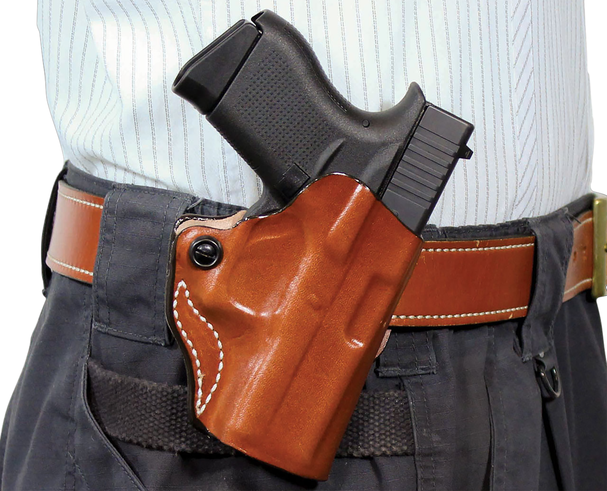 DeSantis Gunhide 019TA9YZ0 Mini Scabbard  OWB Tan Sig Sauer P365 w/Red Dot Right Hand