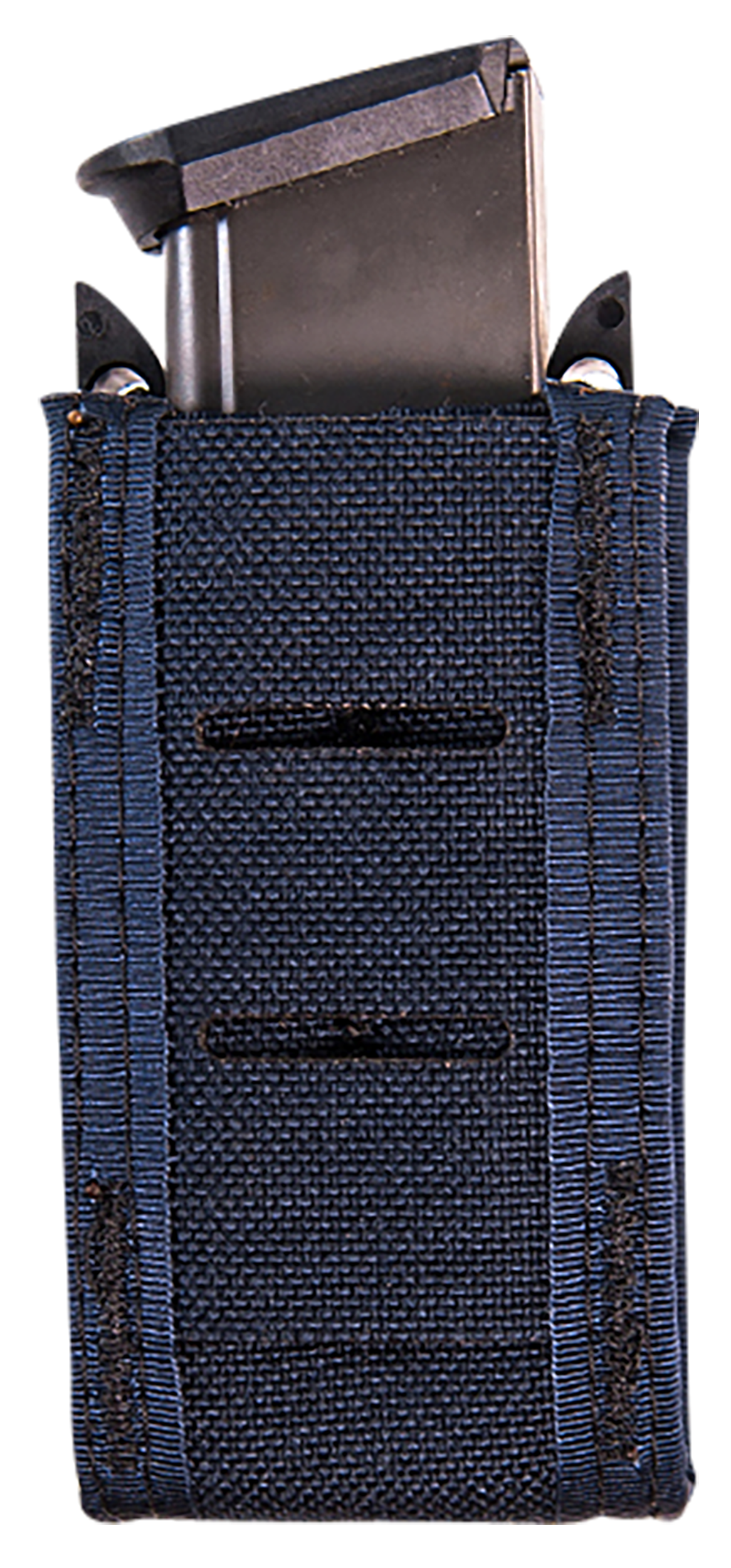 High Speed Gear 41PT00LE TACO Duty Single Pistol Mag, LE Blue Nylon with MOLLE Exterior, Fits MOLLE & 2" Belt