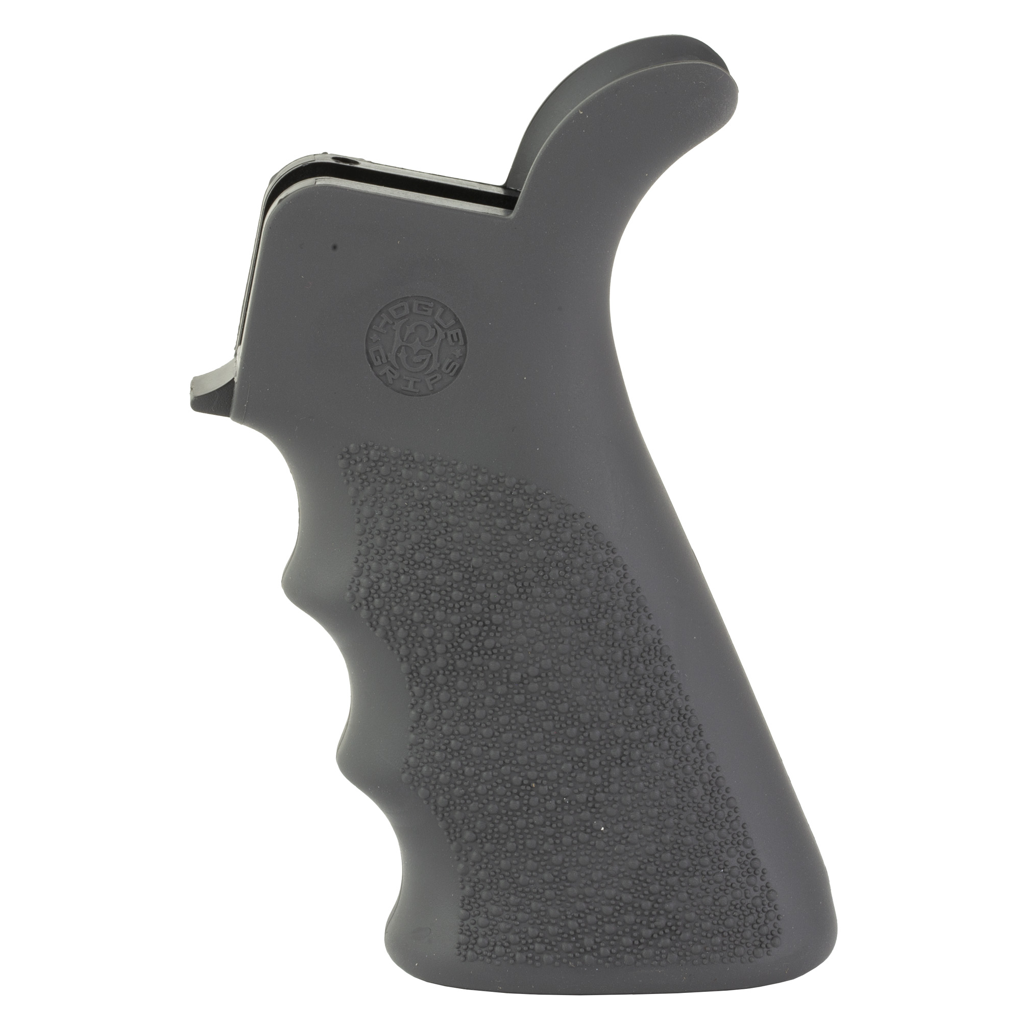 Hogue Ar 15 Rubber Beavertail Grip Grey with Finger Grooves