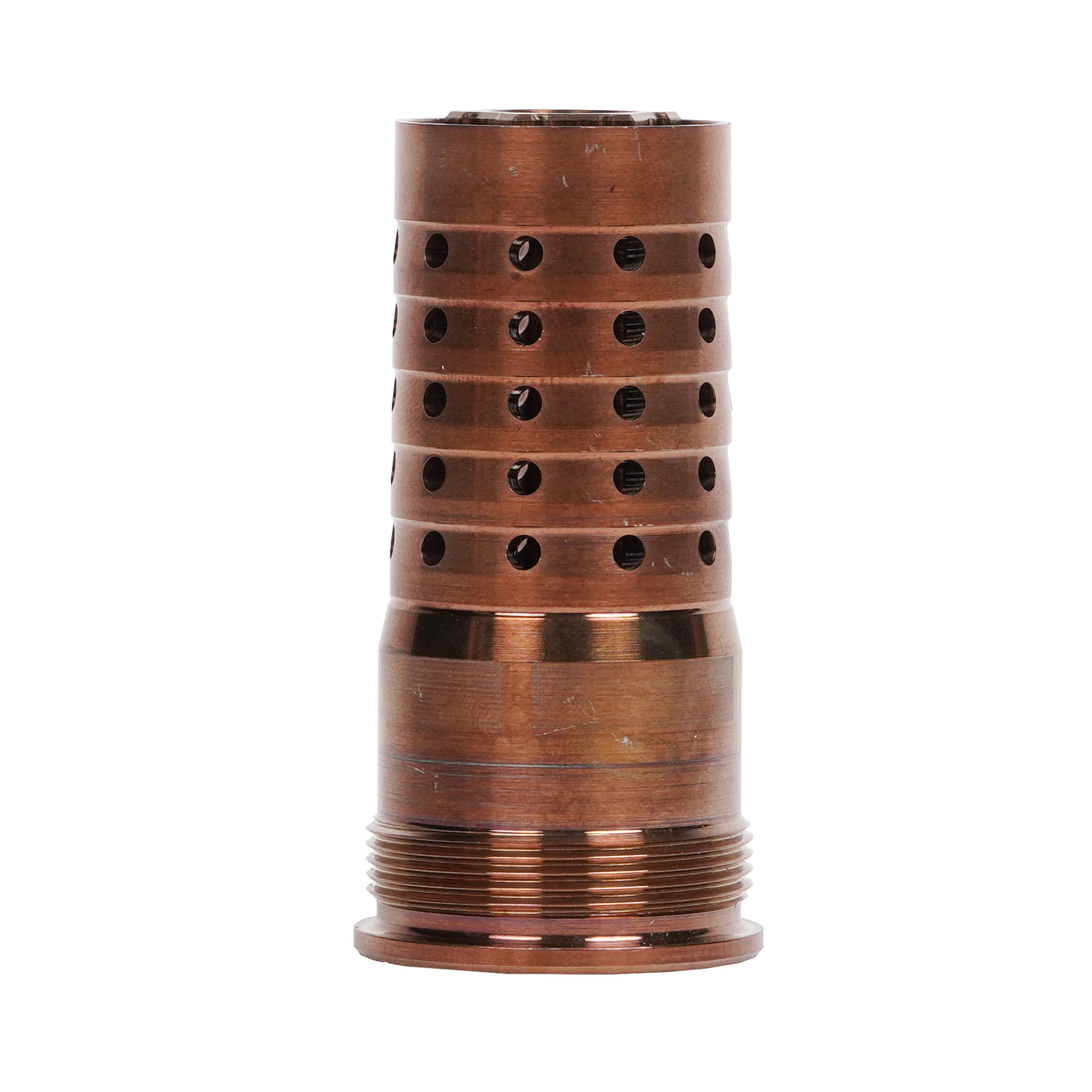 Q LLC Cherry Bomb Muzzle Brake 8.6 BLK M18-1.5 Gold 17-4 Stainless Steel