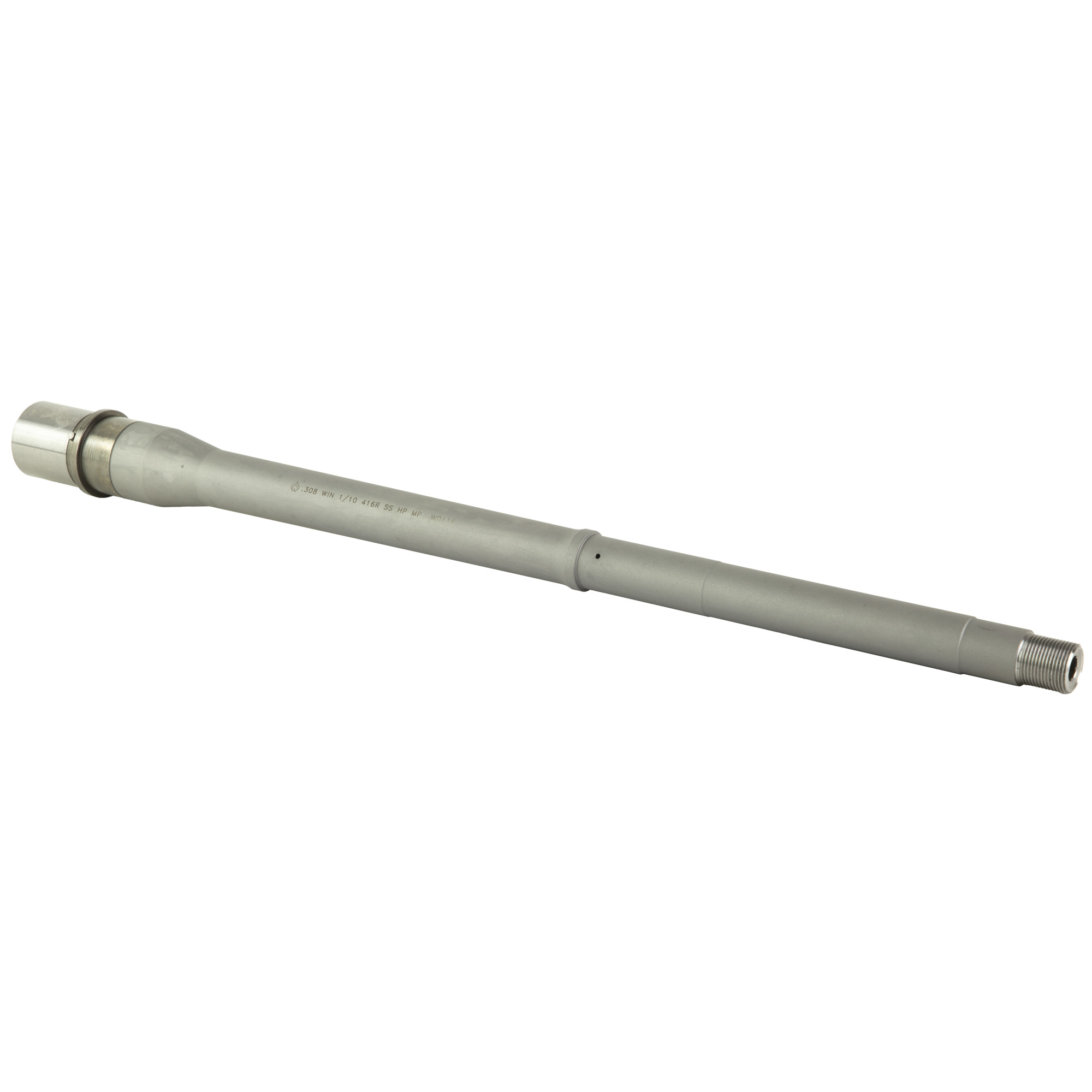 Ballistic Advantage 308Win 16in AR10 Bead Blasted Silver Barrel Mid Length