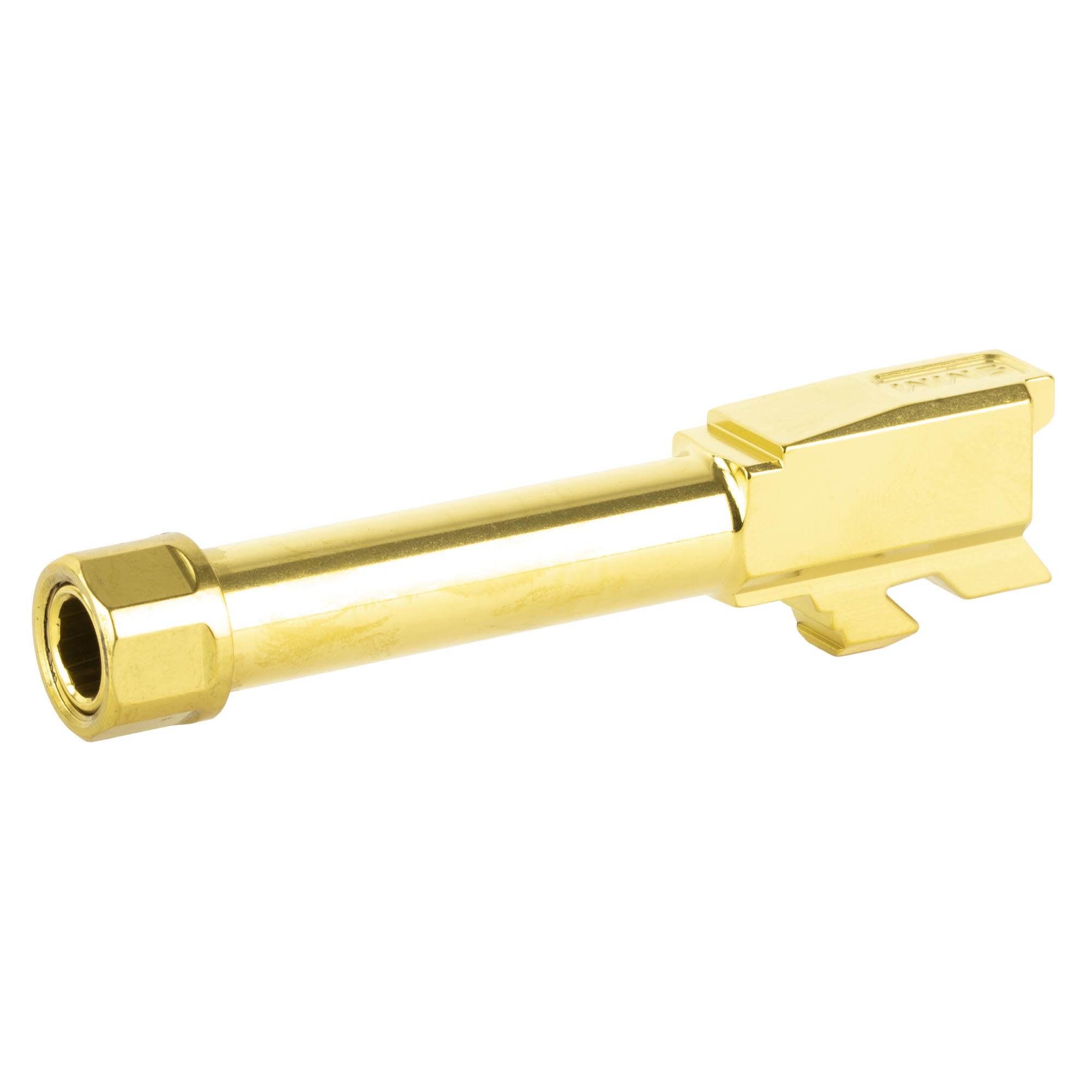 Zaffiri Precision ZP43BTG Threaded Barrel Glock 43 9mm Gold TiN 3.4 in 1/2x29