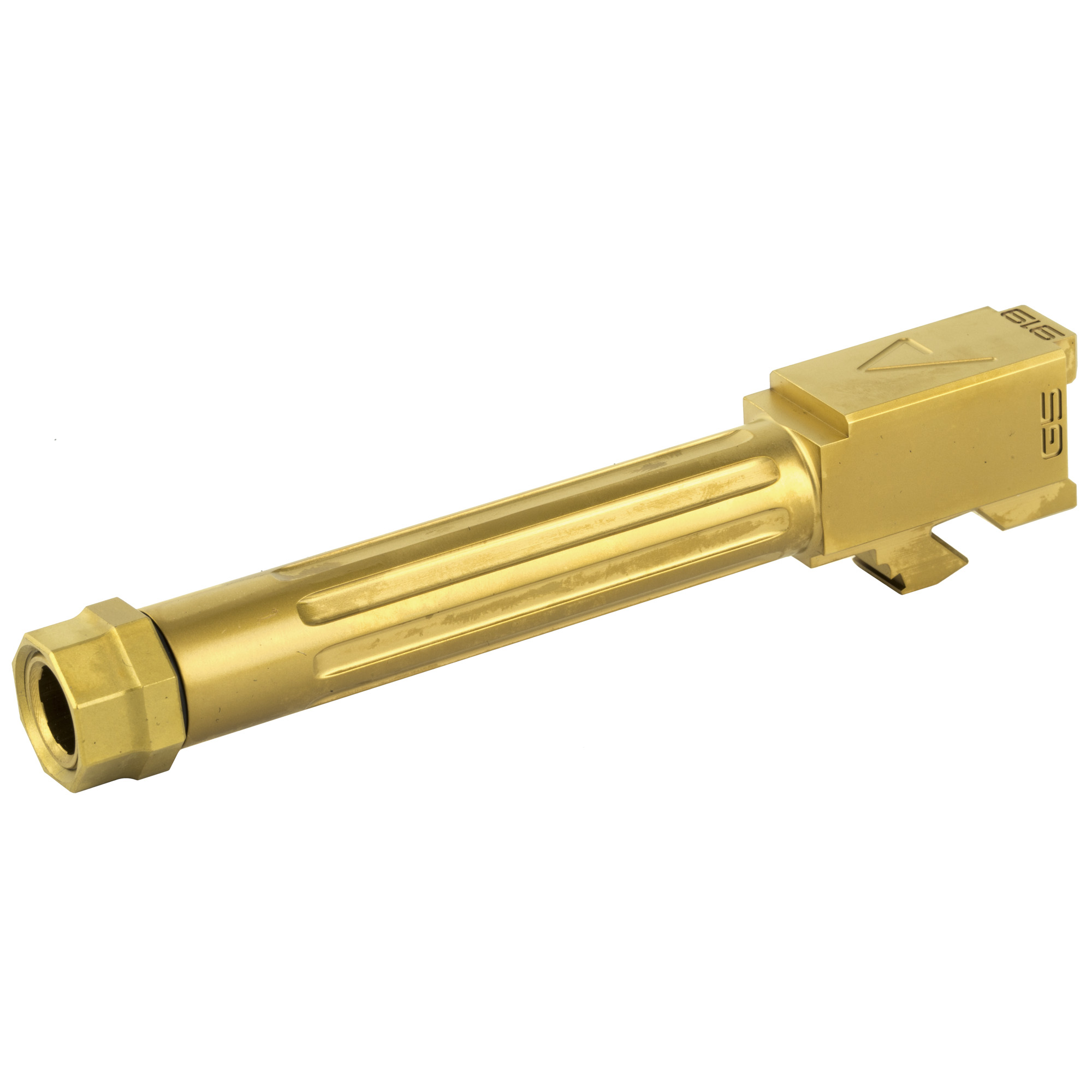 Agency Arms Ml Bbl for Glock 19 Gen 5 Threaded TiN Gold