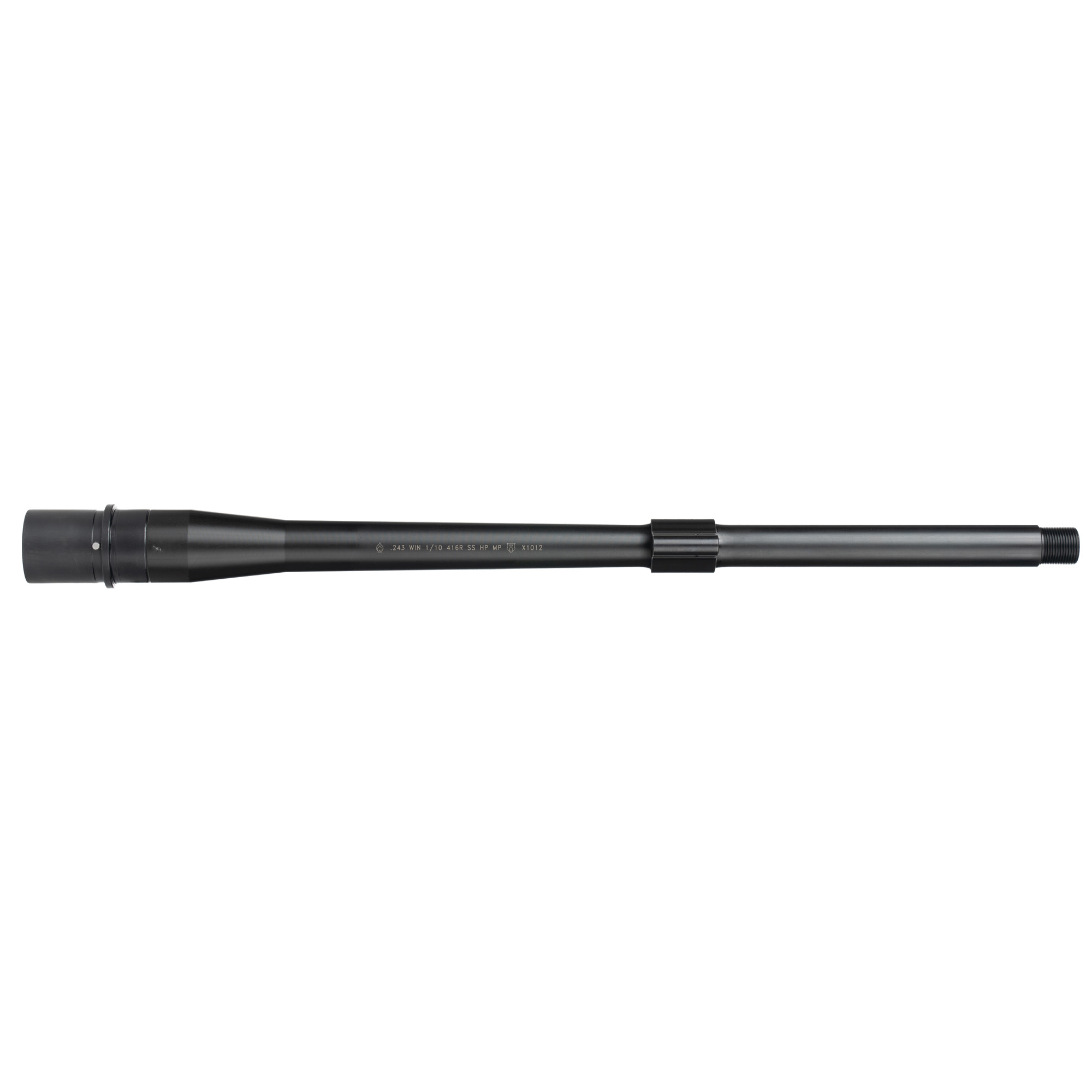 Ballistic Advantage 243 Win 16 AR-10 Hanson Mid-Length Barrel 1:10 QPQ Finish