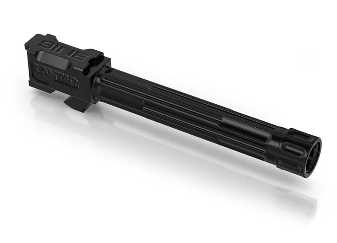 Lantac 9INE Glock G17 Fluted 416R Threaded Barrel 1:10 DLC