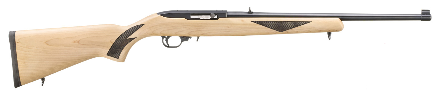 Ruger 10/22 22lr 16" Black 75th Anniv Natural Stain