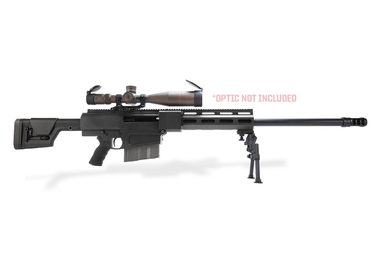 Bushmaster SBA500105005BLKF BA50 Long Range Hero 50 BMG 10+1 29" Chrome Lined Barrel Aluminum Receiver Free Float Billet Handguard Black Ergo Grip