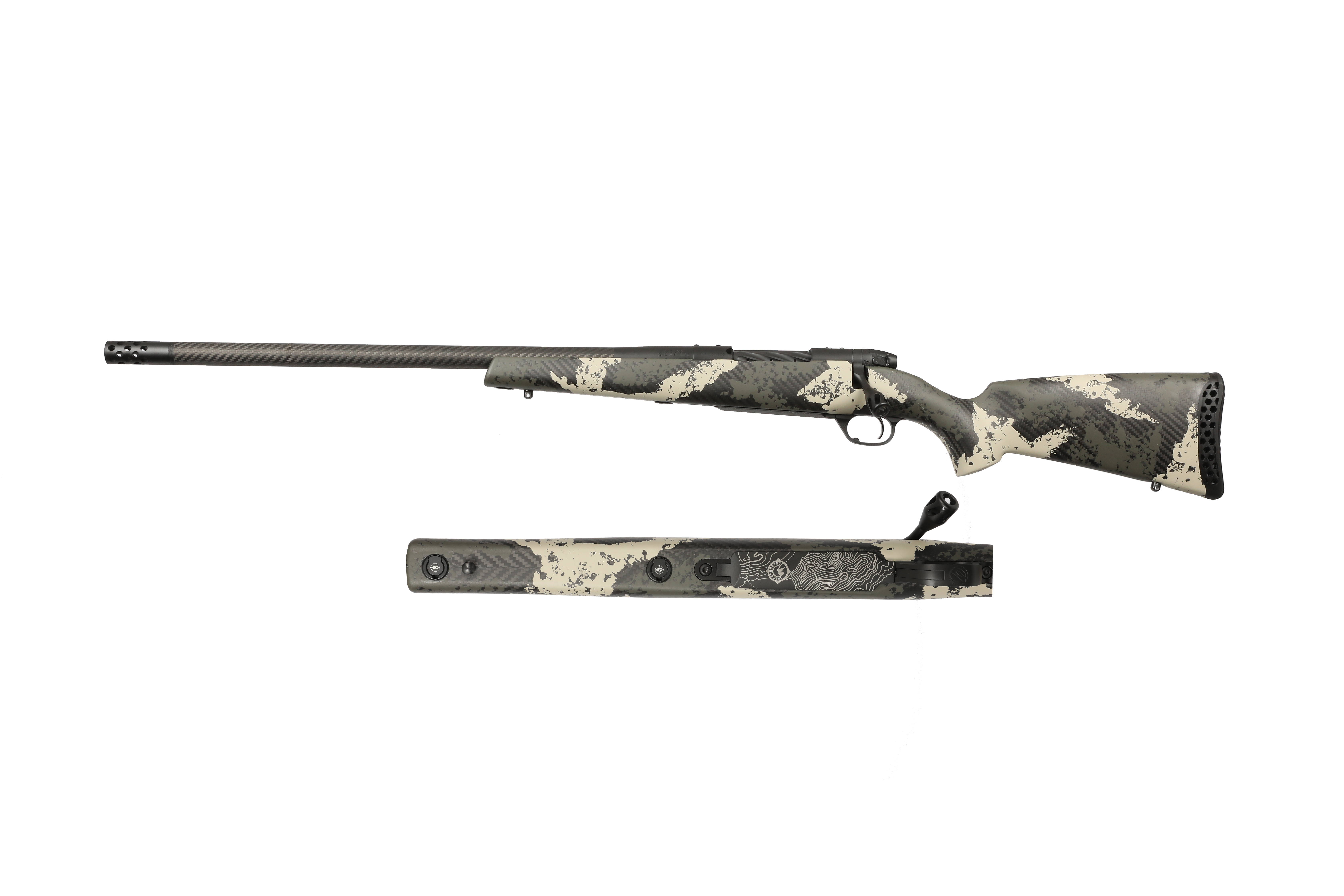 Weatherby Mark V Backcountry Guide 280 Remington Ackley Improved 22" Graphite Finish 