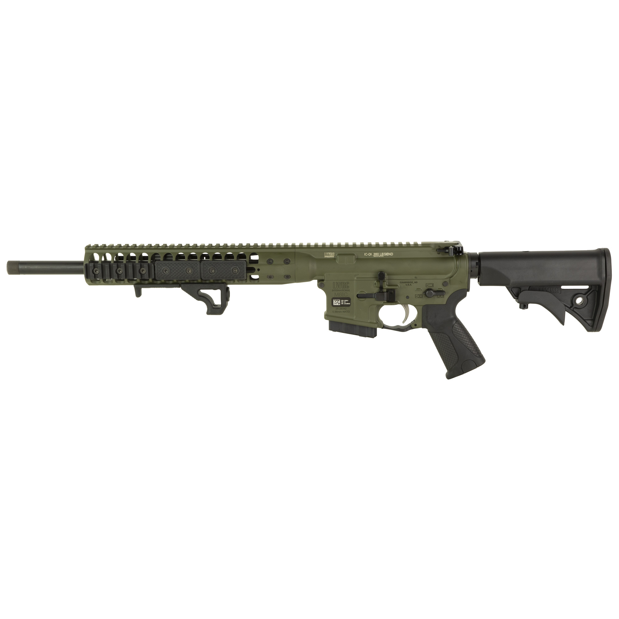 LWRC Di Rifle 350 Legend 16.1in 30rd Olive Drab Green