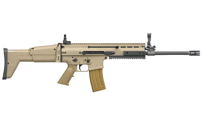 FN 985012 SCAR 16s NRCH 5.56x45mm NATO 16.25" Barrel,   30+1, Flat Dark Earth Anodized Receiver, FDE Telescoping Side-Folding Stock With Adjustable Cheekpiece, Optics Ready