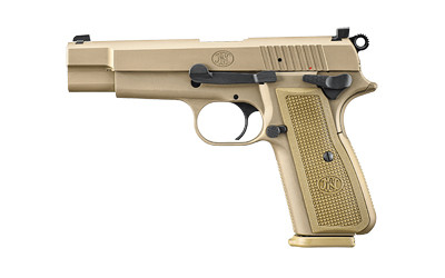 Fn High Power 9mm Luger 4.7inch 10+1 Flat Dark Earth Pvd Slide Steel Frame