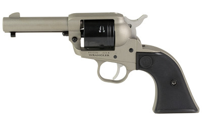 Ruger Wrangler 22 Long Rifle 3.75 inch 6 Round Silver Cerakote Revolver
