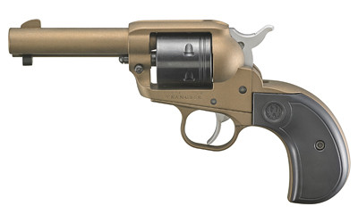 Ruger Wrangler 22 Long Rifle 3.75in 6 Shot Burnt Bronze Cerakote with Black Grip