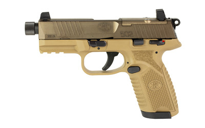 Fn 502 Tactical .22 LR 4.6 inch 10+1 Flat Dark Earth Threaded Barrel Optic Ready