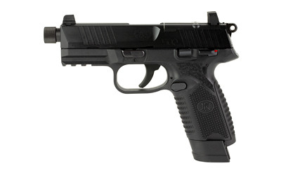 Fn 502 Tactical 22 Long Rifle 4.60" 10+1 Matte Black Optic Ready Serrated Slide