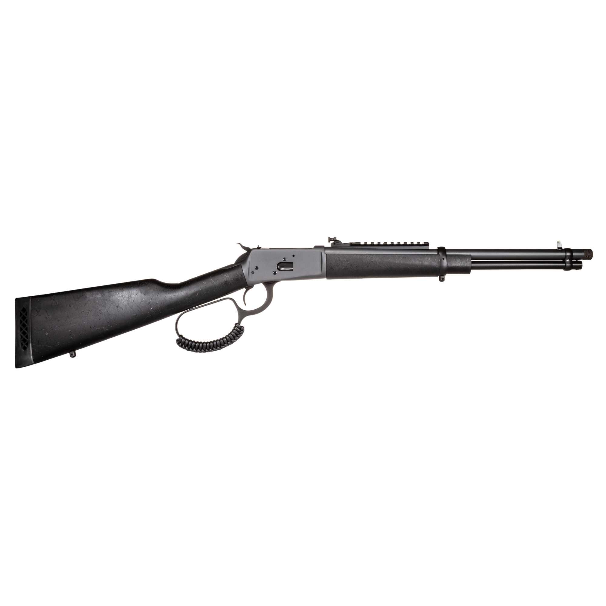 Rossi 9235716G3TB R92  Carbine 357 Mag 8+1, 16.50" Threaded, Sniper Gray Barrel/Rec, Black Synthetic Furniture, Big Loop Lever, Adj. Peep Sight, Scope Mount