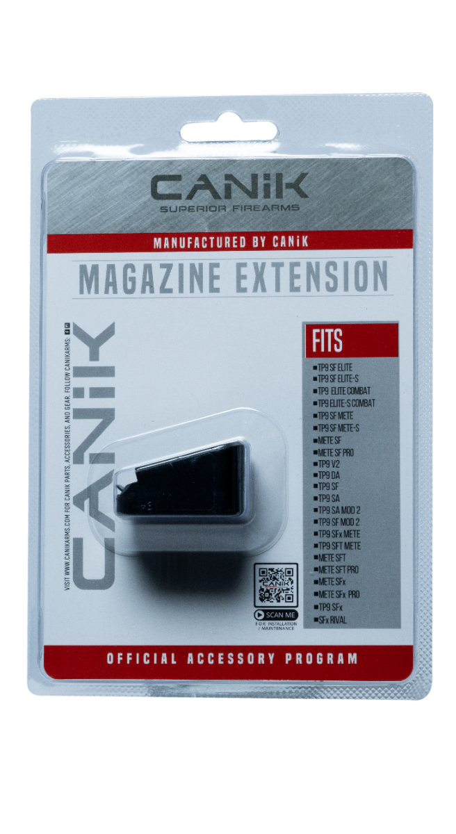 Canik Magazine Extension Aluminum Compatible with Canik TP9 Elite METE SF Models