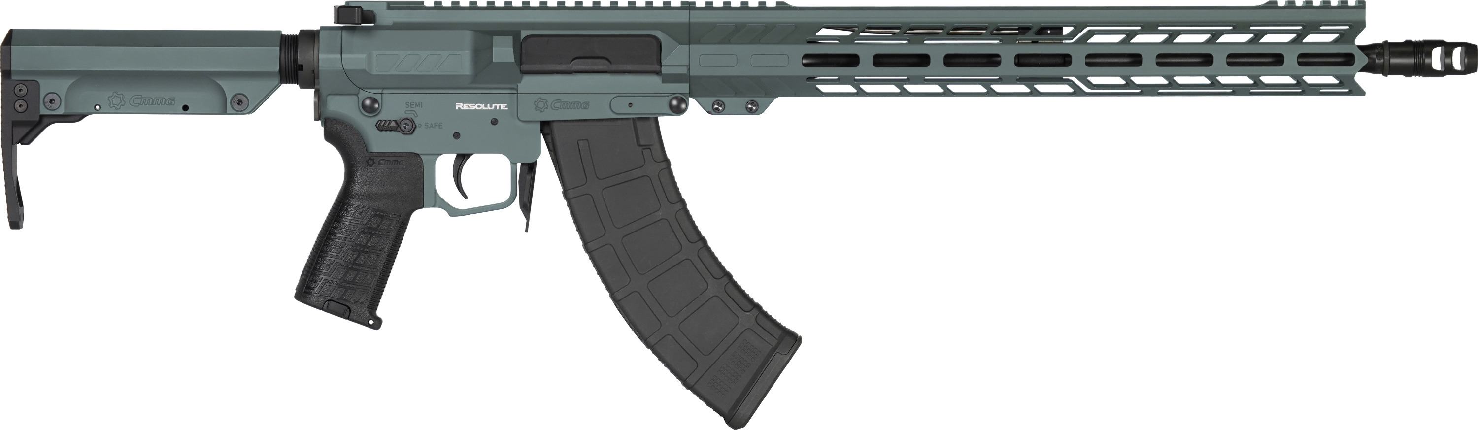 CMMG Resolute MK47 7.62x39mm 16.1" Barrel 30 Rounds Charcoal Green