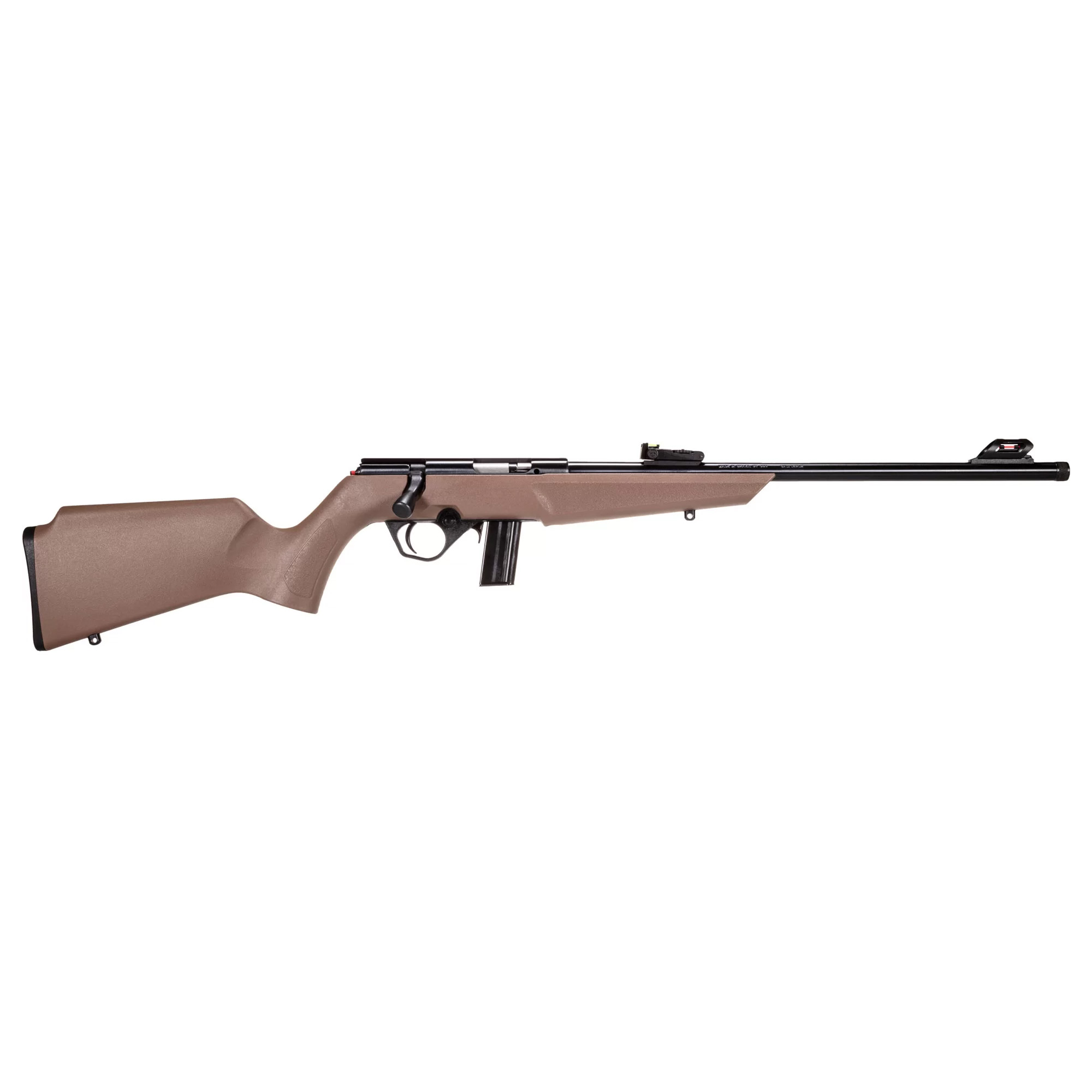 Rossi Compact Bolt Action Rimfire Rifle - Black / FDE | .22 LR | 16.5" Barrel | 10rd | Polymer Stock