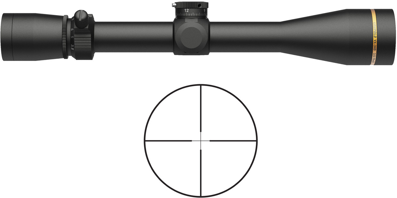 Leupold VX-3HD Rifle Scope 3.5-10x40mm CDS-ZL Duplex
