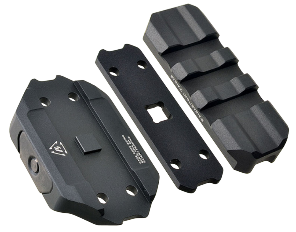 Strike Industries R.E.X Riser Picatinny Rail 6061 T6 Aluminum Low Profile 2.09in