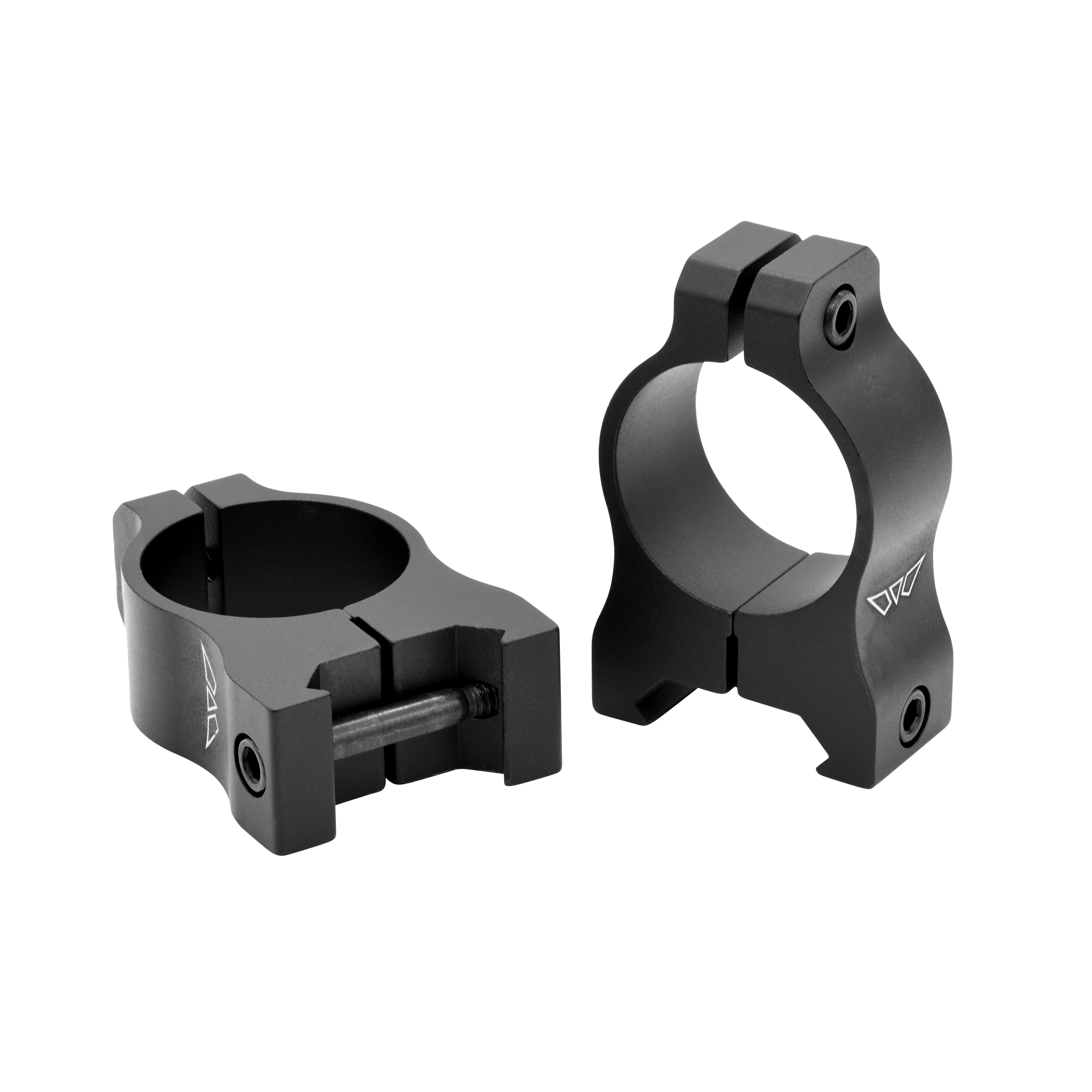 Warne Vapor Aluminum Scope Rings 1in Medium Matte 0 MOA