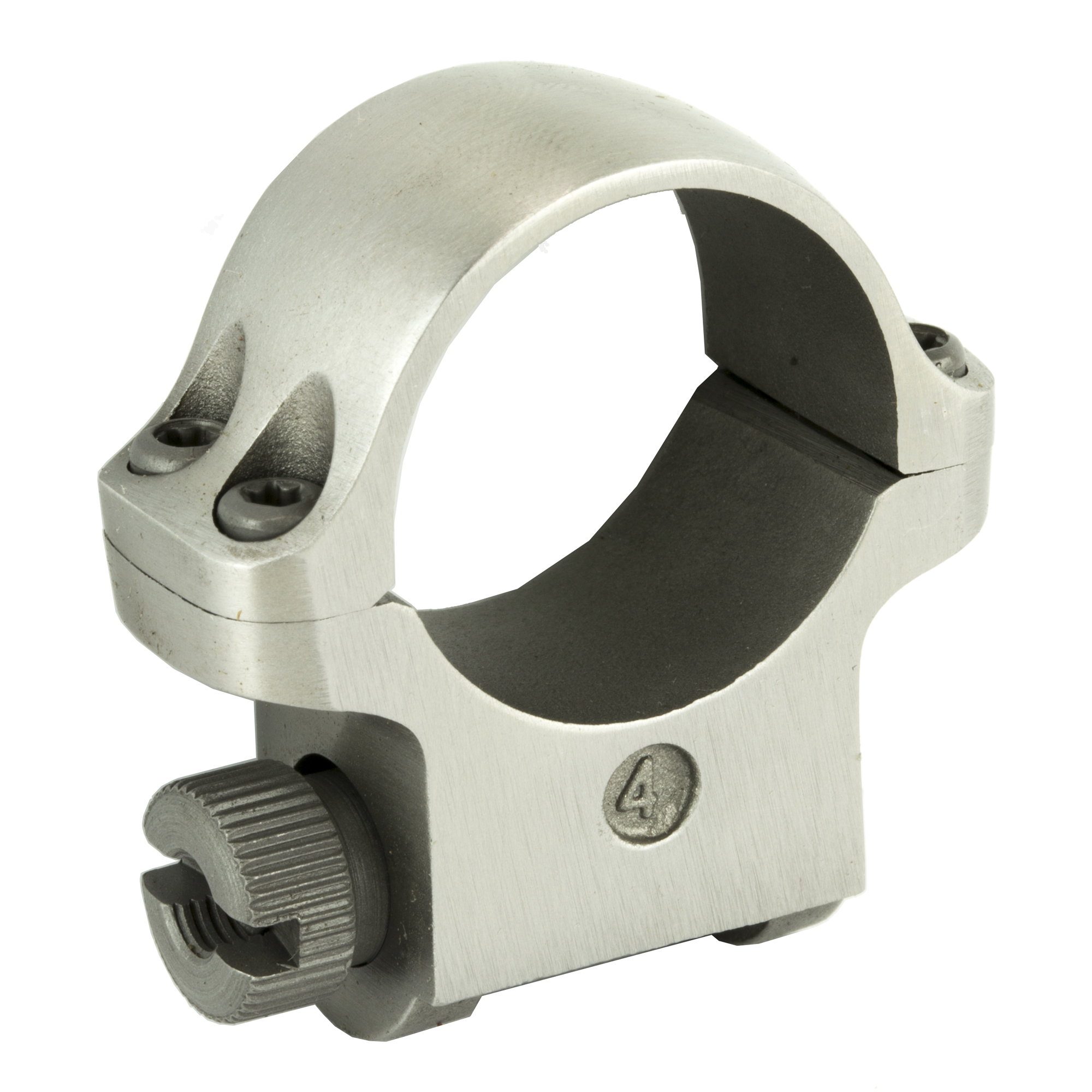 Ruger Scope Ring 1 Inch Medium Silver Steel for 42mm Objective