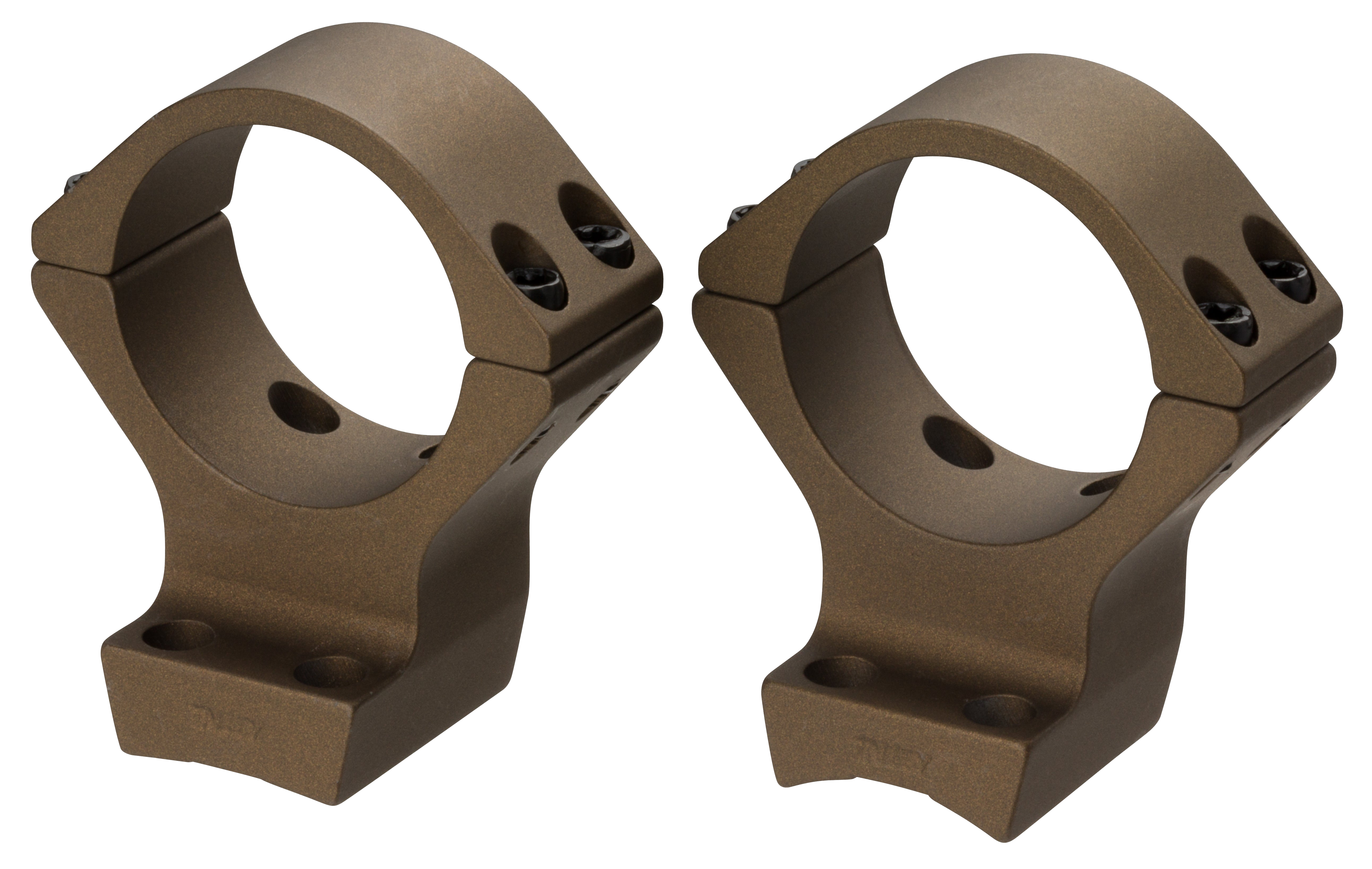 Browning X-Bolt Integrated Scope Mount System 2 Piece Base High Rings Burnt Bronze Cerakote X Lock
